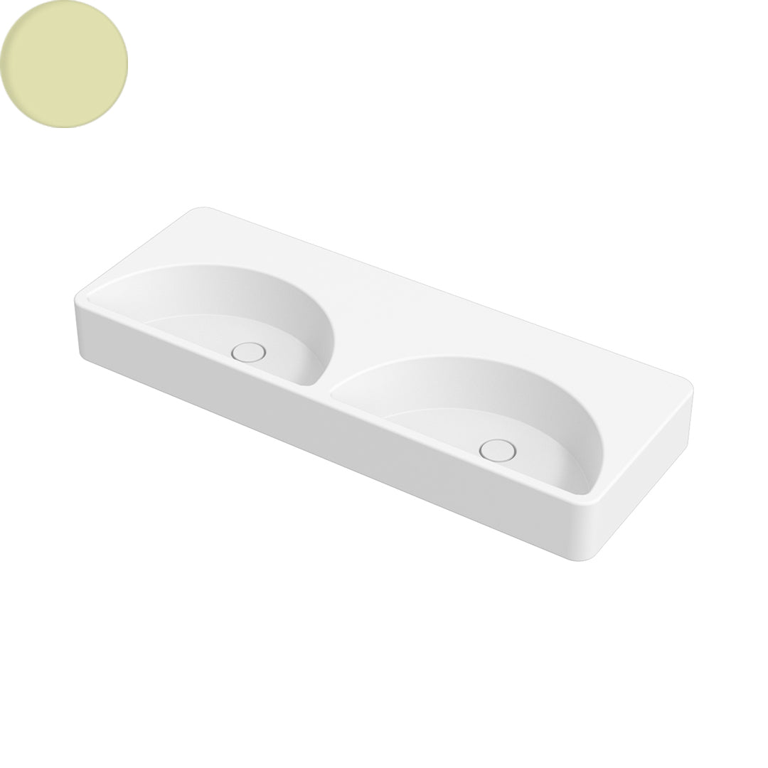 LUNARIS 121 WALL/VESSEL BASIN 1210X450X140MM NTH NOF