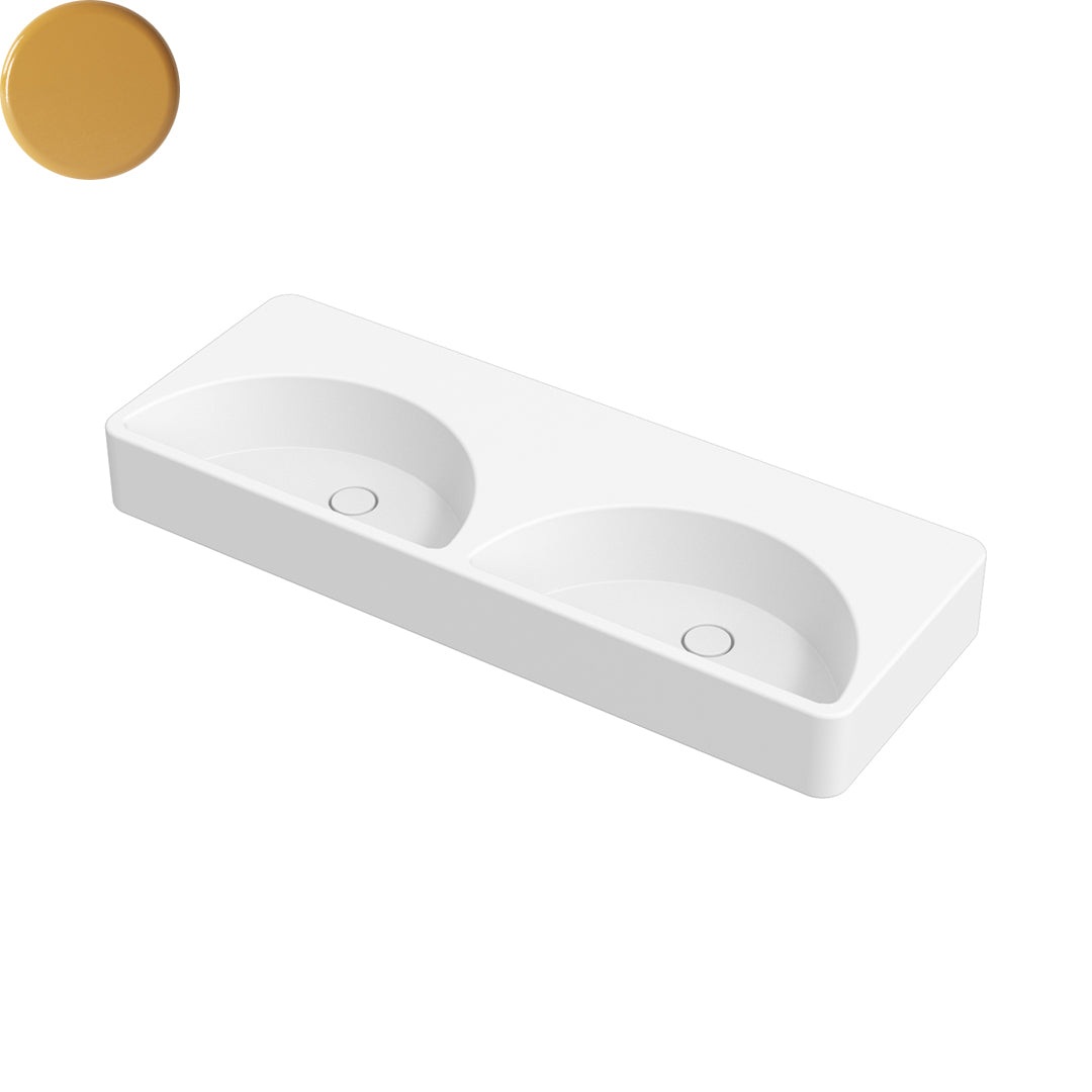 LUNARIS 121 WALL/VESSEL BASIN 1210X450X140MM NTH NOF