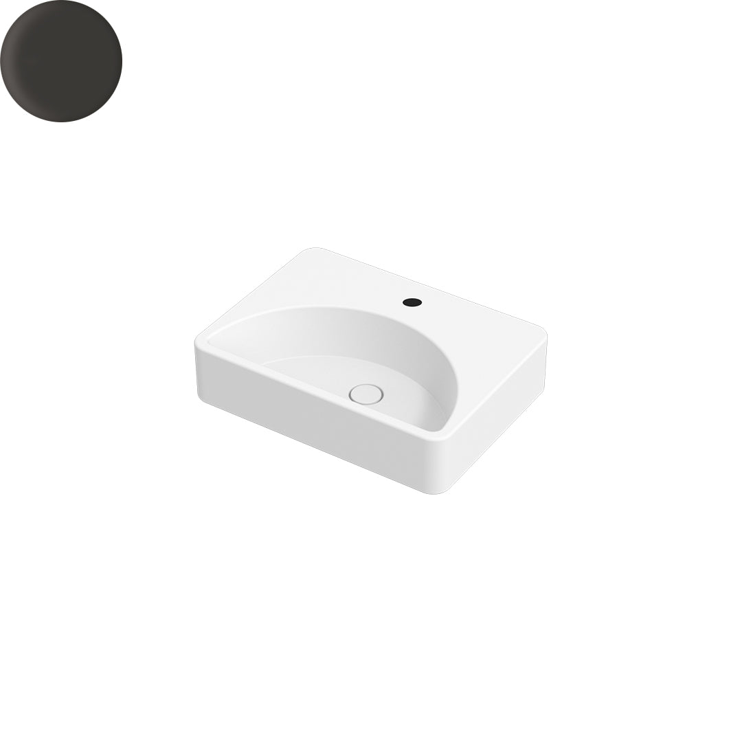 LUNARIS 61 WALL/VESSEL BASIN 610X450X140MM 1TH NOF