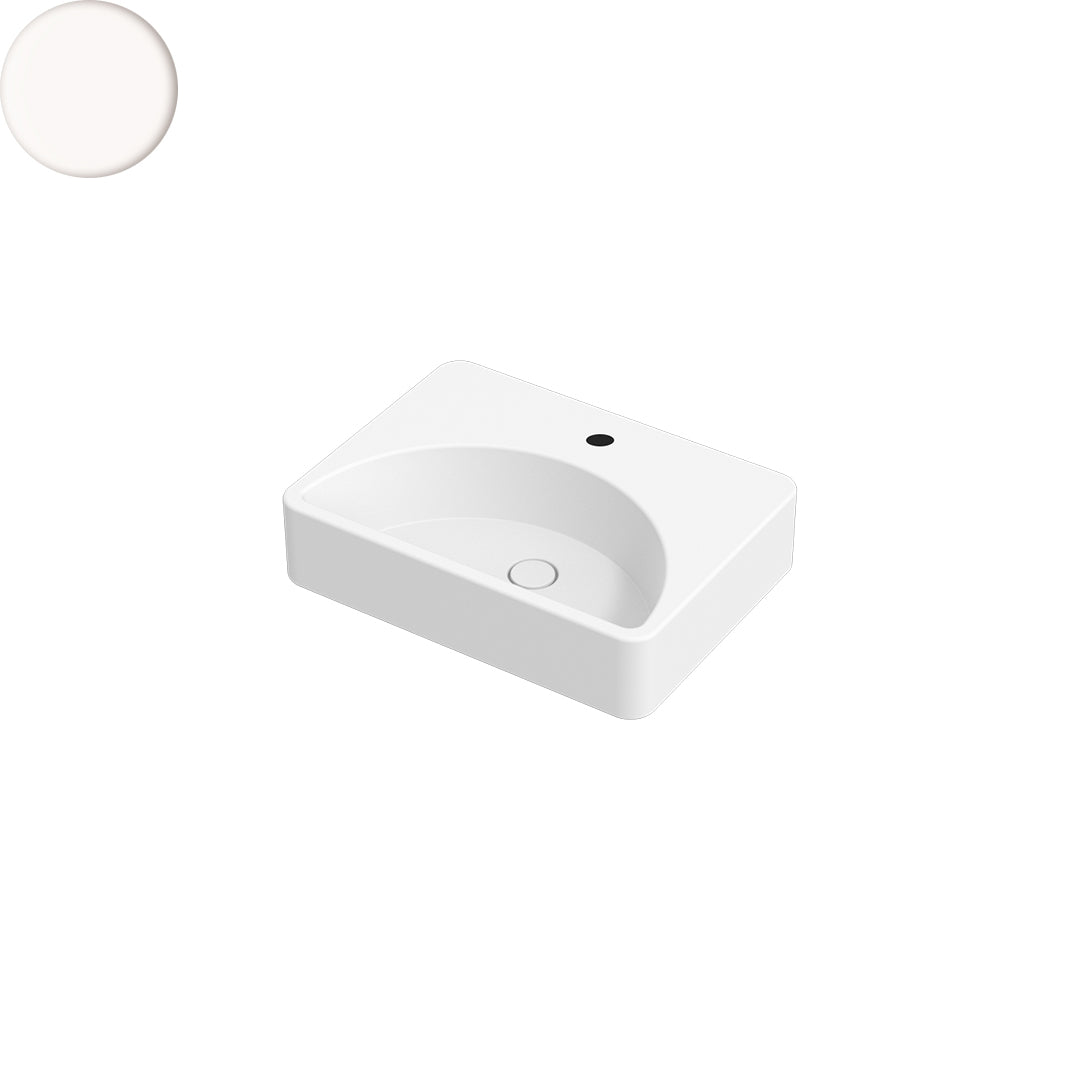 LUNARIS 61 WALL/VESSEL BASIN 610X450X140MM 1TH NOF