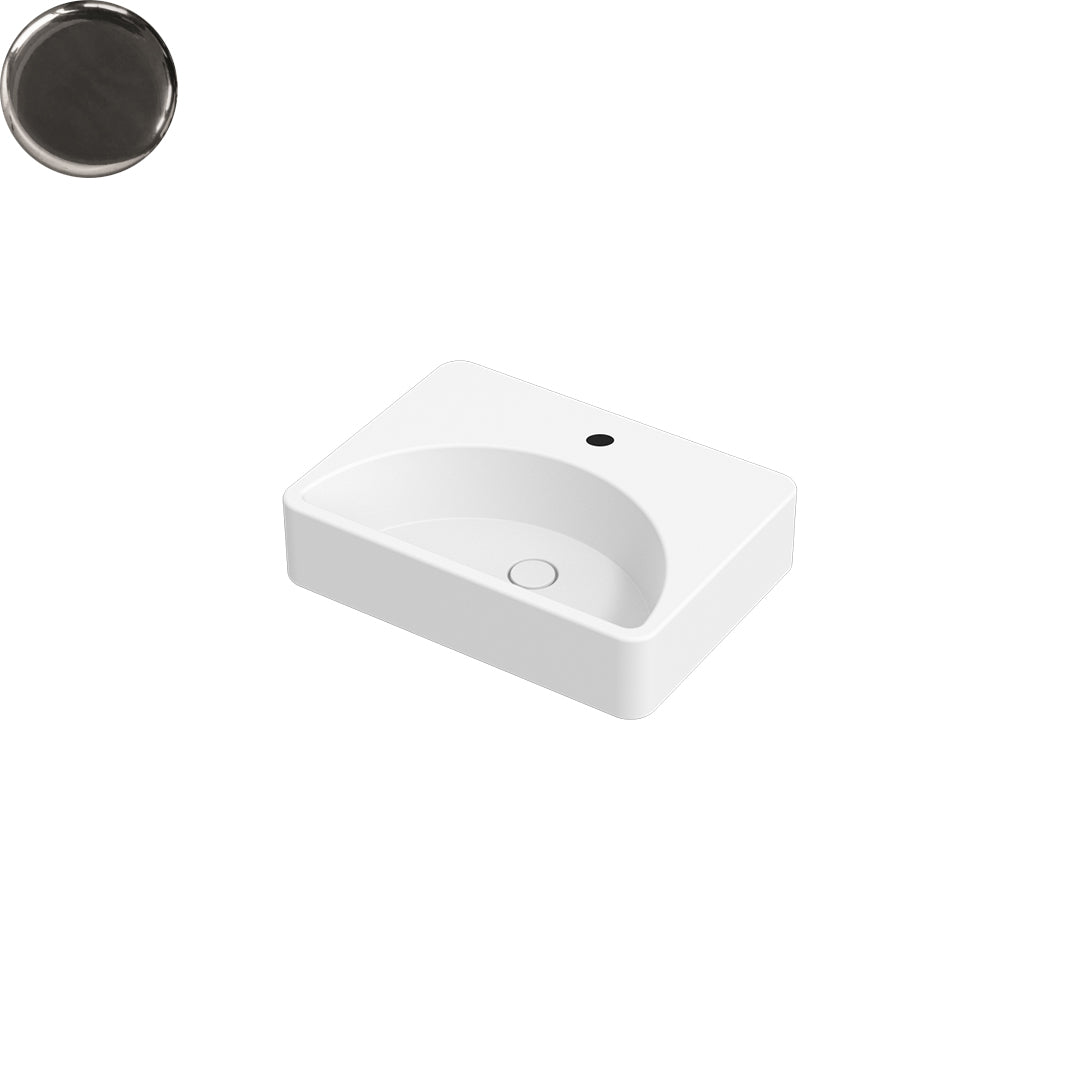 LUNARIS 61 WALL/VESSEL BASIN 610X450X140MM 1TH NOF