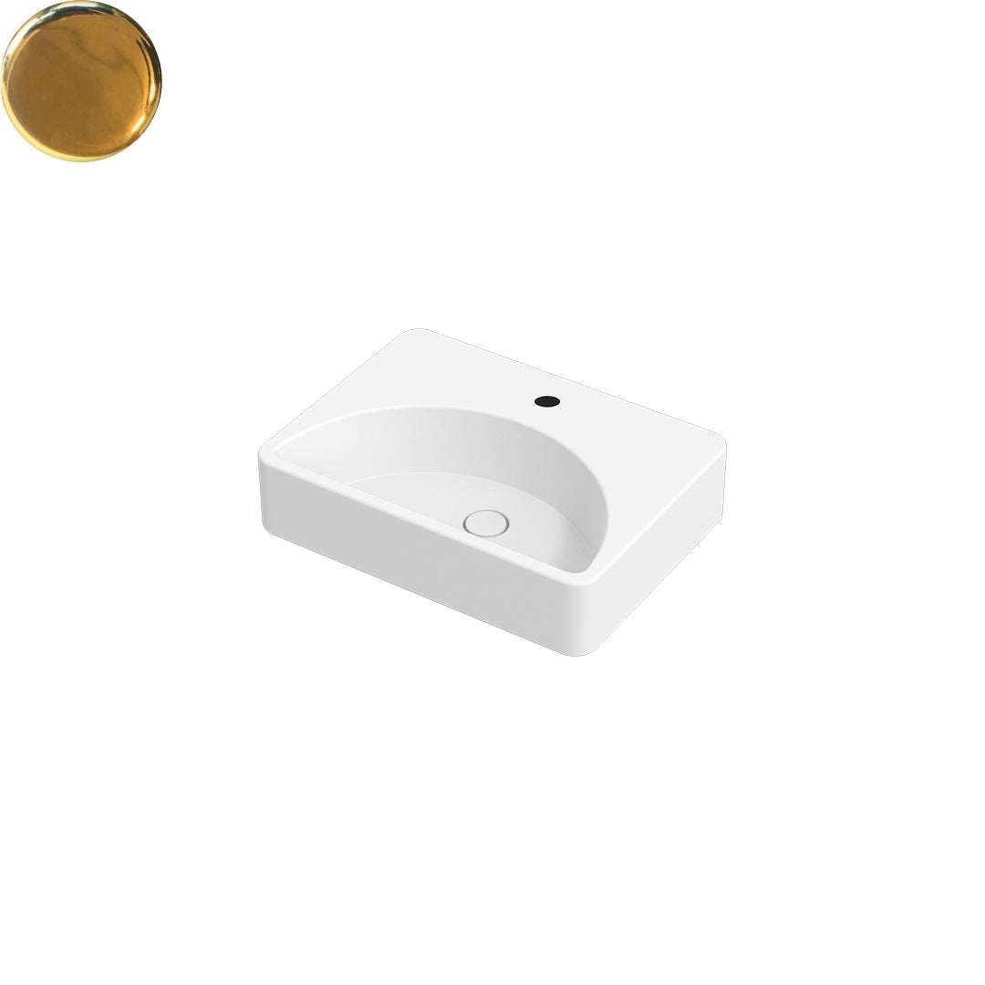 LUNARIS 61 WALL/VESSEL BASIN 610X450X140MM 1TH NOF