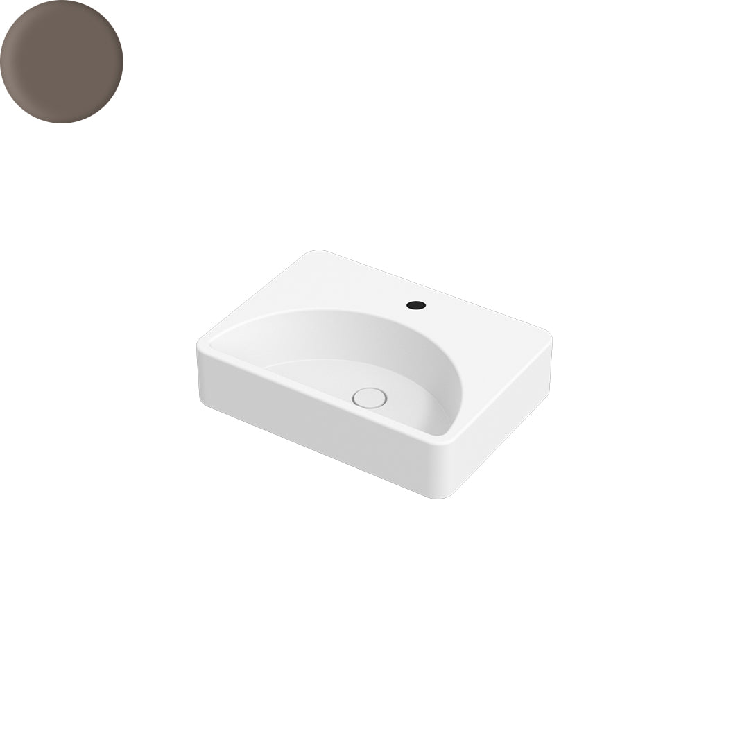 LUNARIS 61 WALL/VESSEL BASIN 610X450X140MM 1TH NOF