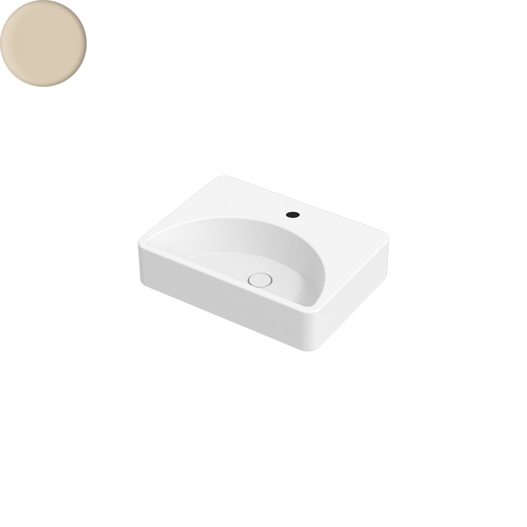 LUNARIS 61 WALL/VESSEL BASIN 610X450X140MM 1TH NOF