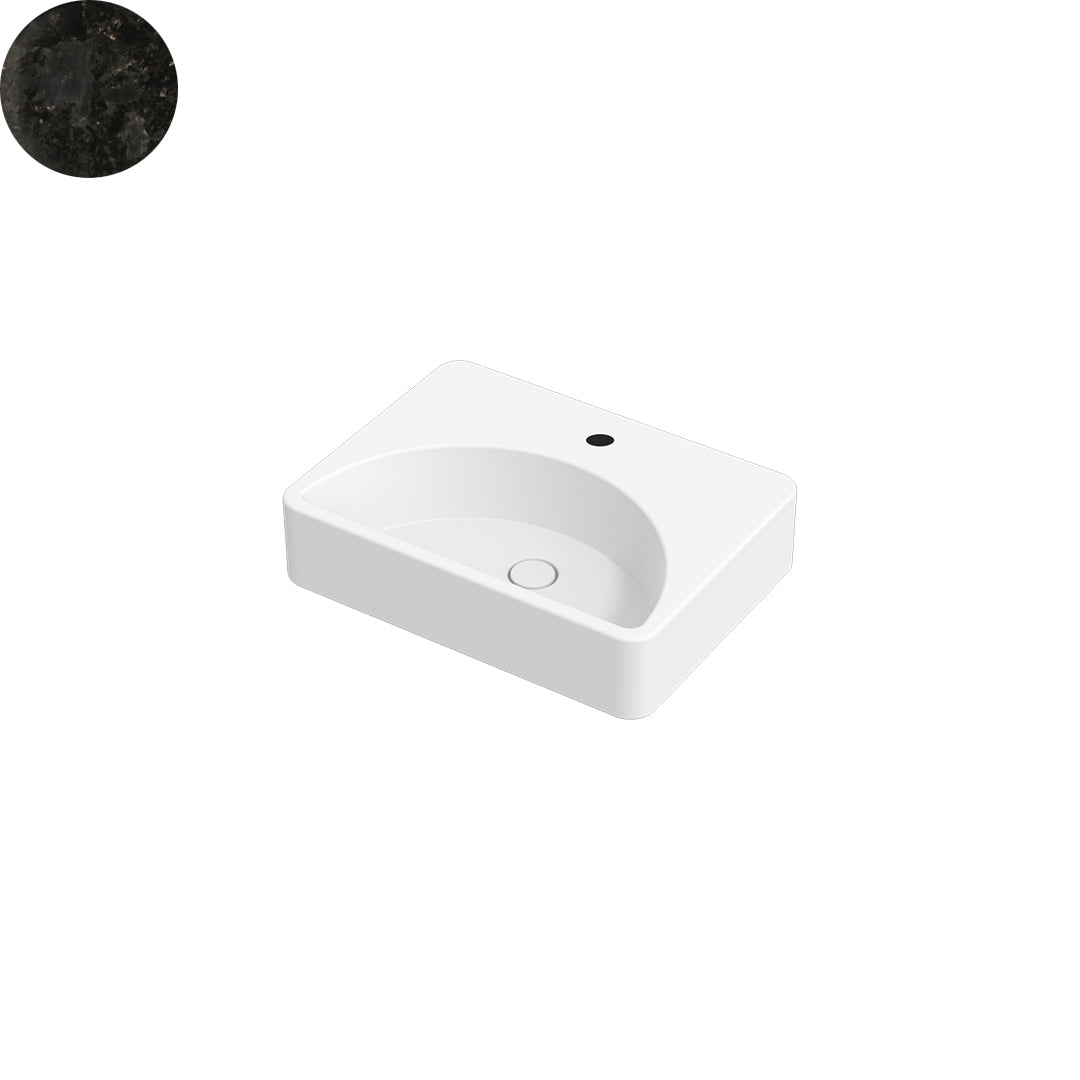 LUNARIS 61 WALL/VESSEL BASIN 610X450X140MM 1TH NOF