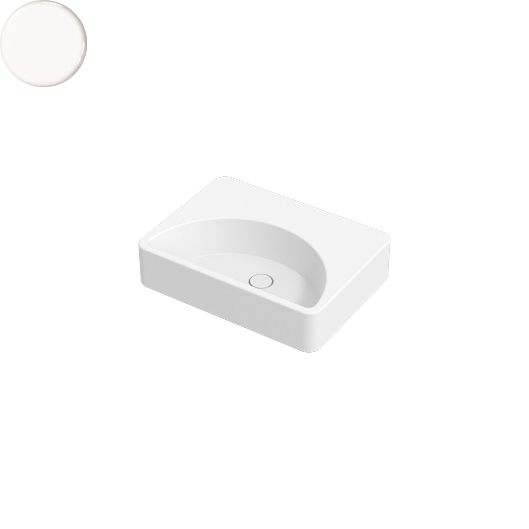 LUNARIS 61 WALL/VESSEL BASIN 610X450X140MM NTH NOF