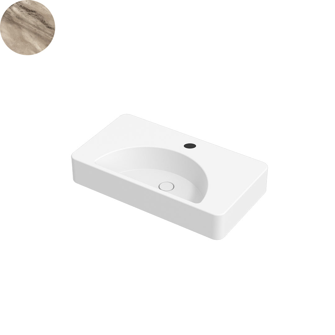 LUNARIS 81 WALL/VESSEL BASIN 810X450X140MM 1TH NOF