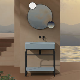 LUNARIS 81 WALL/VESSEL BASIN 810X450X140MM NTH NOF