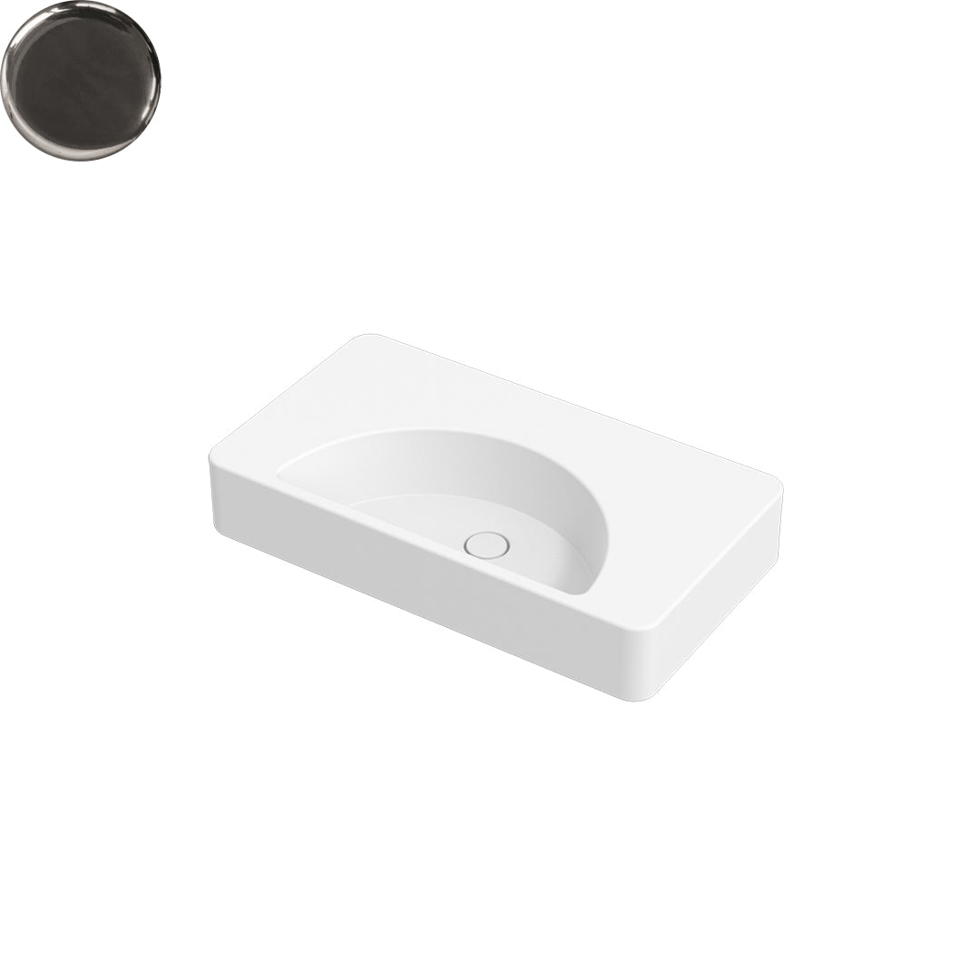 LUNARIS 81 WALL/VESSEL BASIN 810X450X140MM NTH NOF