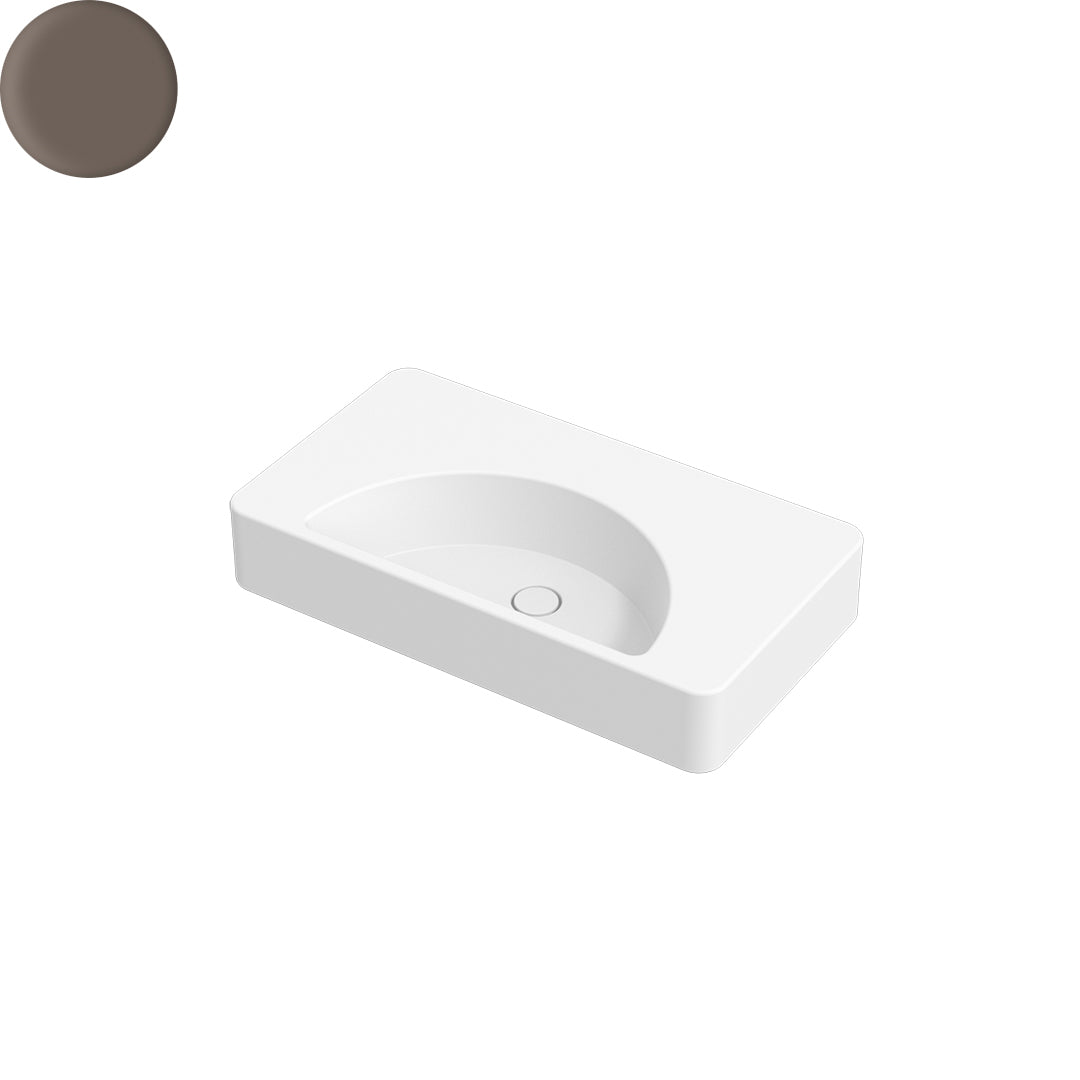LUNARIS 81 WALL/VESSEL BASIN 810X450X140MM NTH NOF