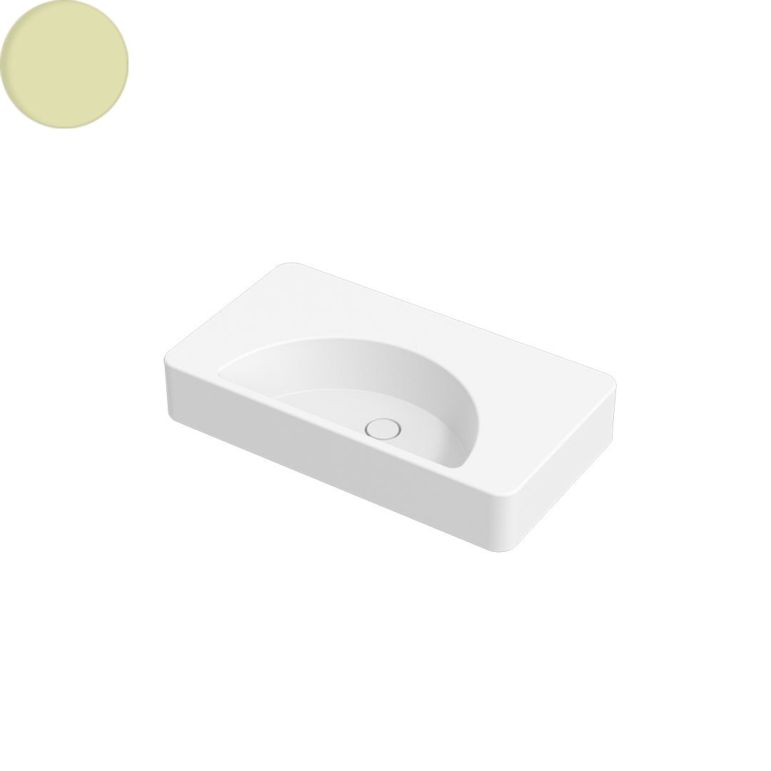 LUNARIS 81 WALL/VESSEL BASIN 810X450X140MM NTH NOF
