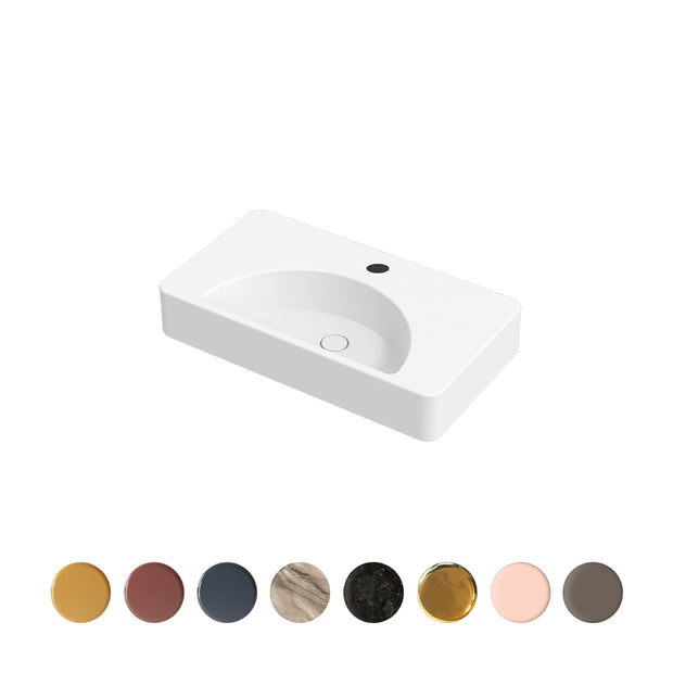 LUNARIS 81 WALL/VESSEL BASIN 810X450X140MM 1TH NOF