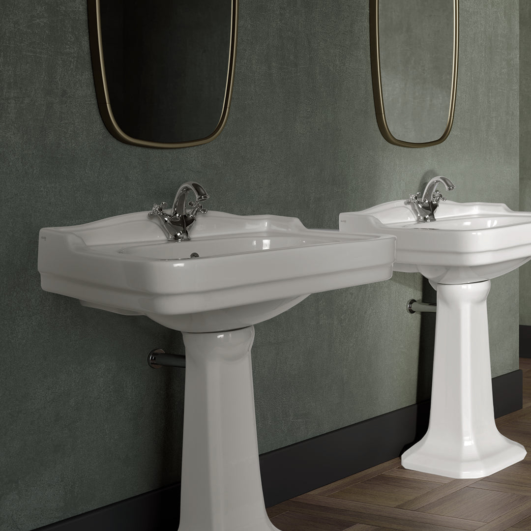 ETHOS WALL BASIN 600X510X270MM 1TH GLOSS WHITE