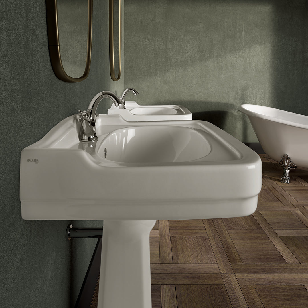 ETHOS WALL BASIN 600X510X270MM 1TH GLOSS WHITE