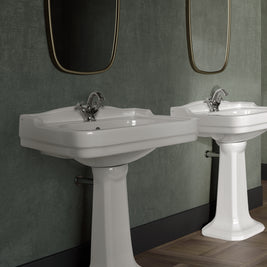 ETHOS WALL BASIN 600X510X270MM 1TH GLOSS WHITE
