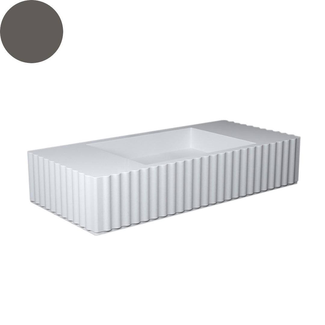 TULLE SINGLE BOWL WALL BASIN 1030X475X200MM NTH NOF