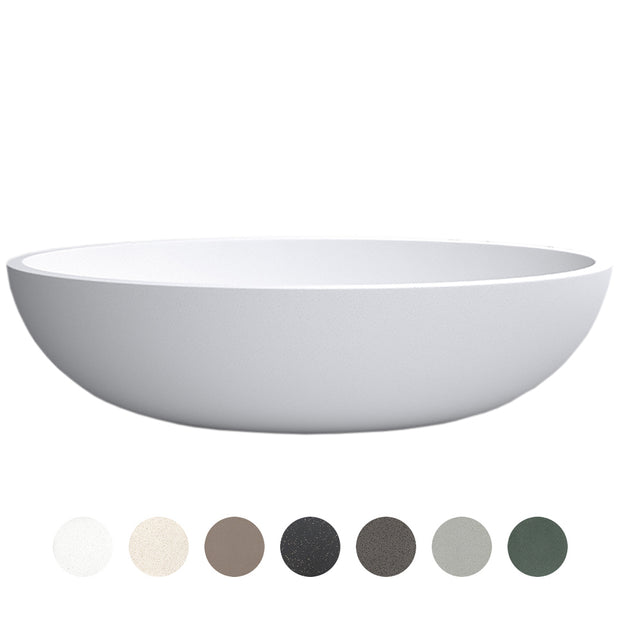 HAVEN FREESTANDING BATH 1800X1075X480MM
