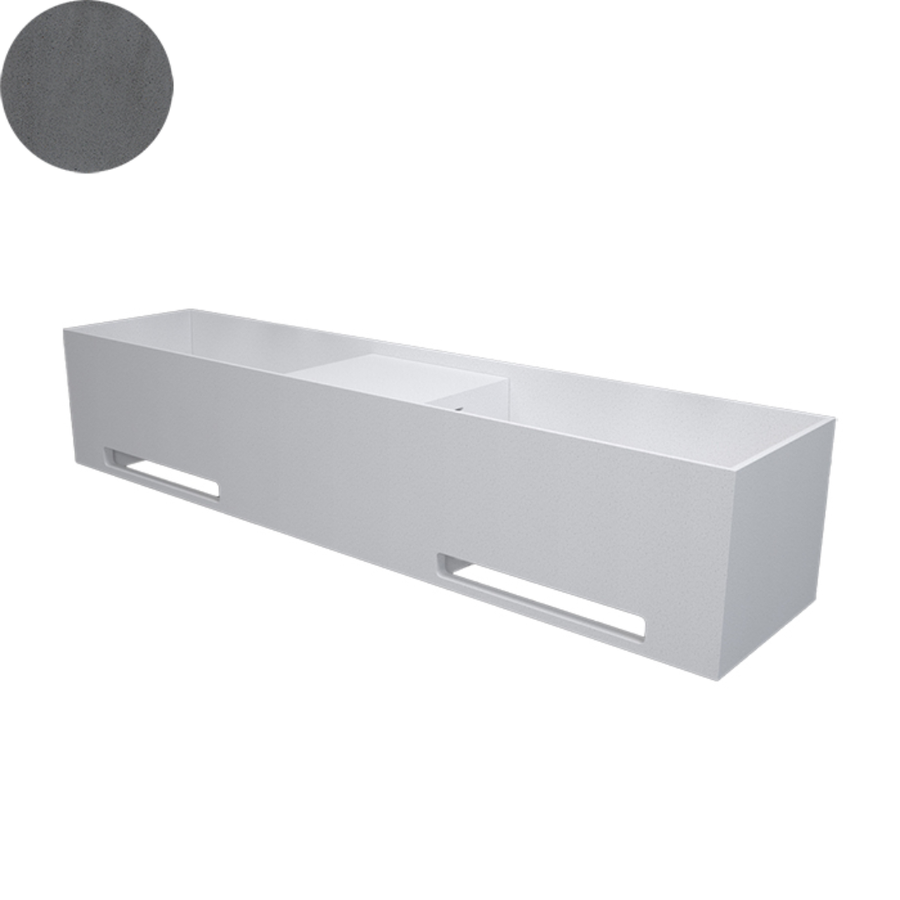 SOKA DOUBLE WALL BASIN 1800X400X350MM