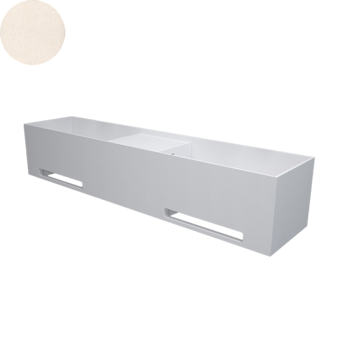 SOKA DOUBLE WALL BASIN 1800X400X350MM