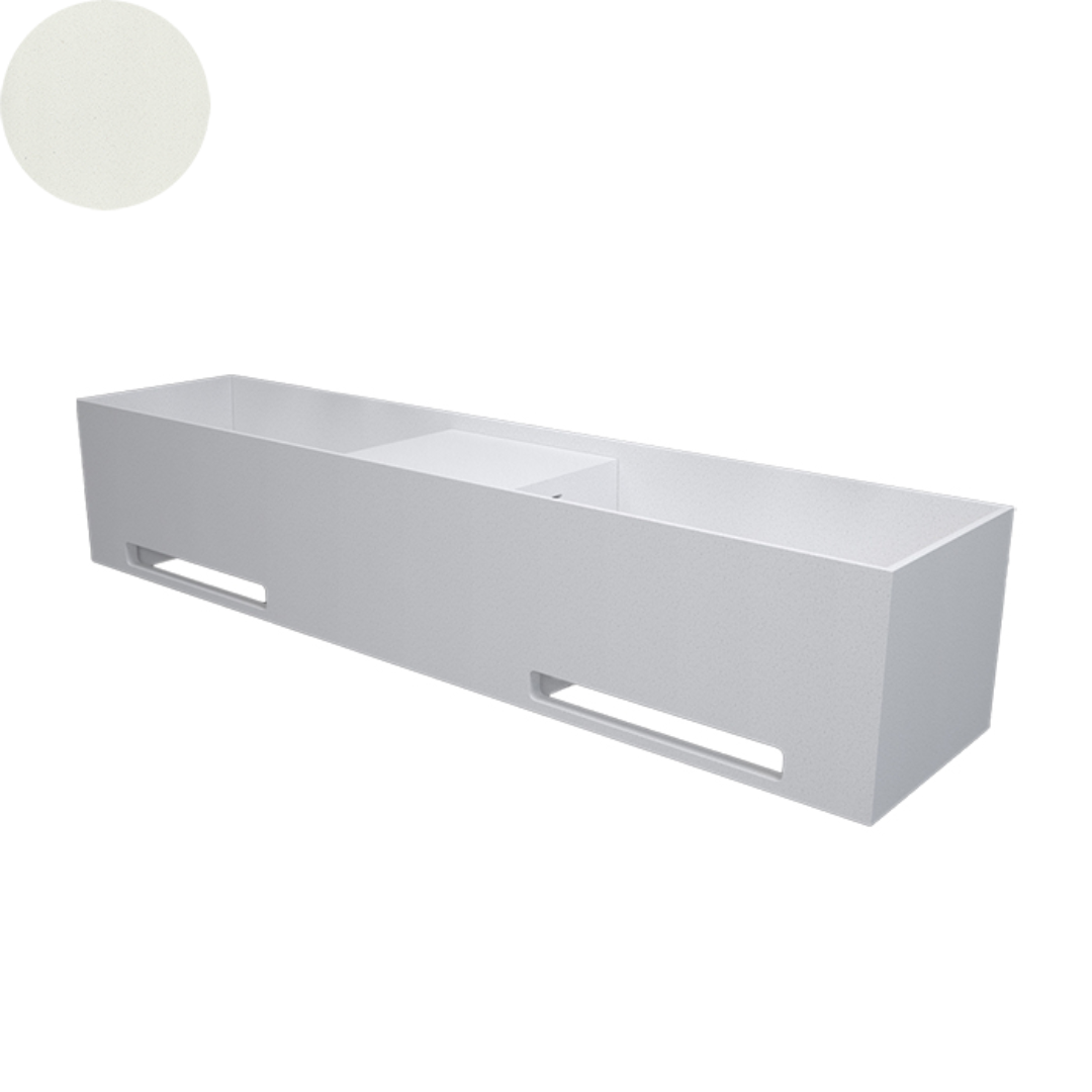 SOKA DOUBLE WALL BASIN 1800X400X350MM