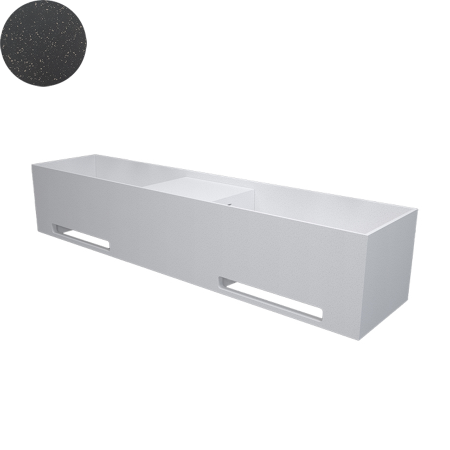 SOKA DOUBLE WALL BASIN 1800X400X350MM