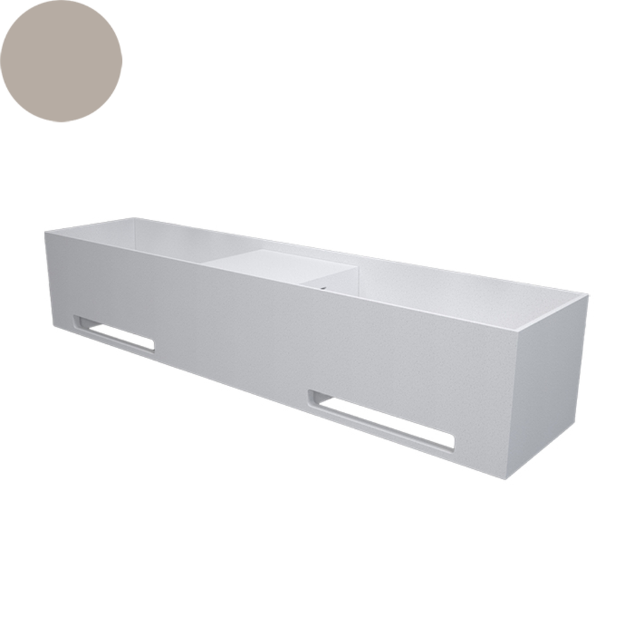 SOKA DOUBLE WALL BASIN 1800X400X350MM