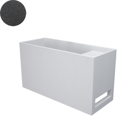 SOKA POWDER WALL BASIN RIGHT SHELF 550X220X300MM