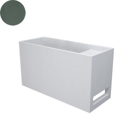 SOKA POWDER WALL BASIN RIGHT SHELF 550X220X300MM