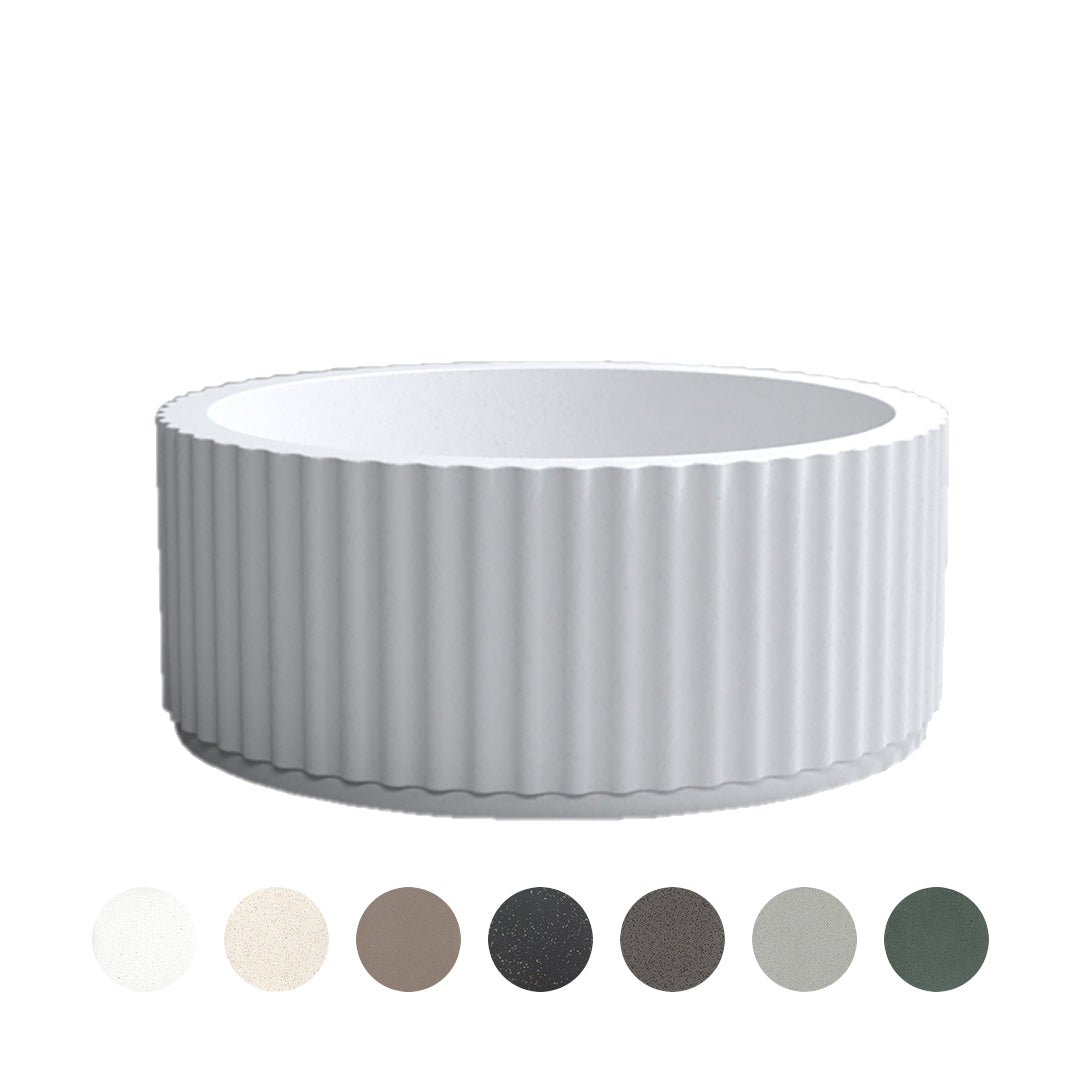 TULLE VESSEL BASIN 450X450X180MM NTH NOF