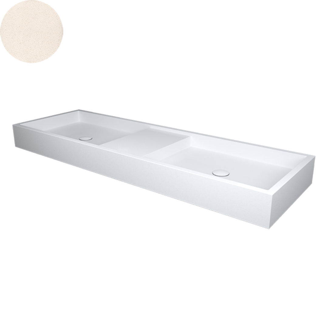 SOL DOUBLE WALL BASIN 1400X450X120MM
