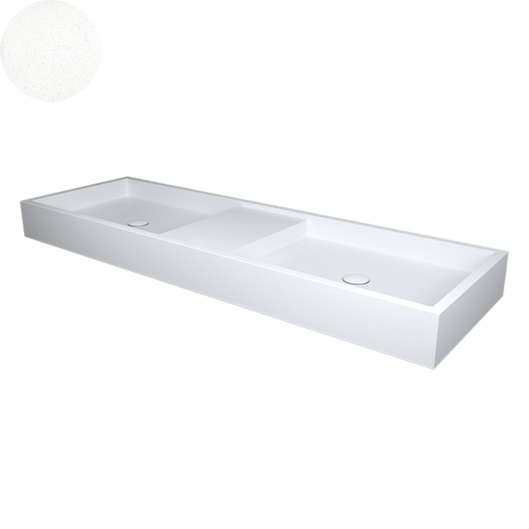 SOL DOUBLE WALL BASIN 1400X450X120MM