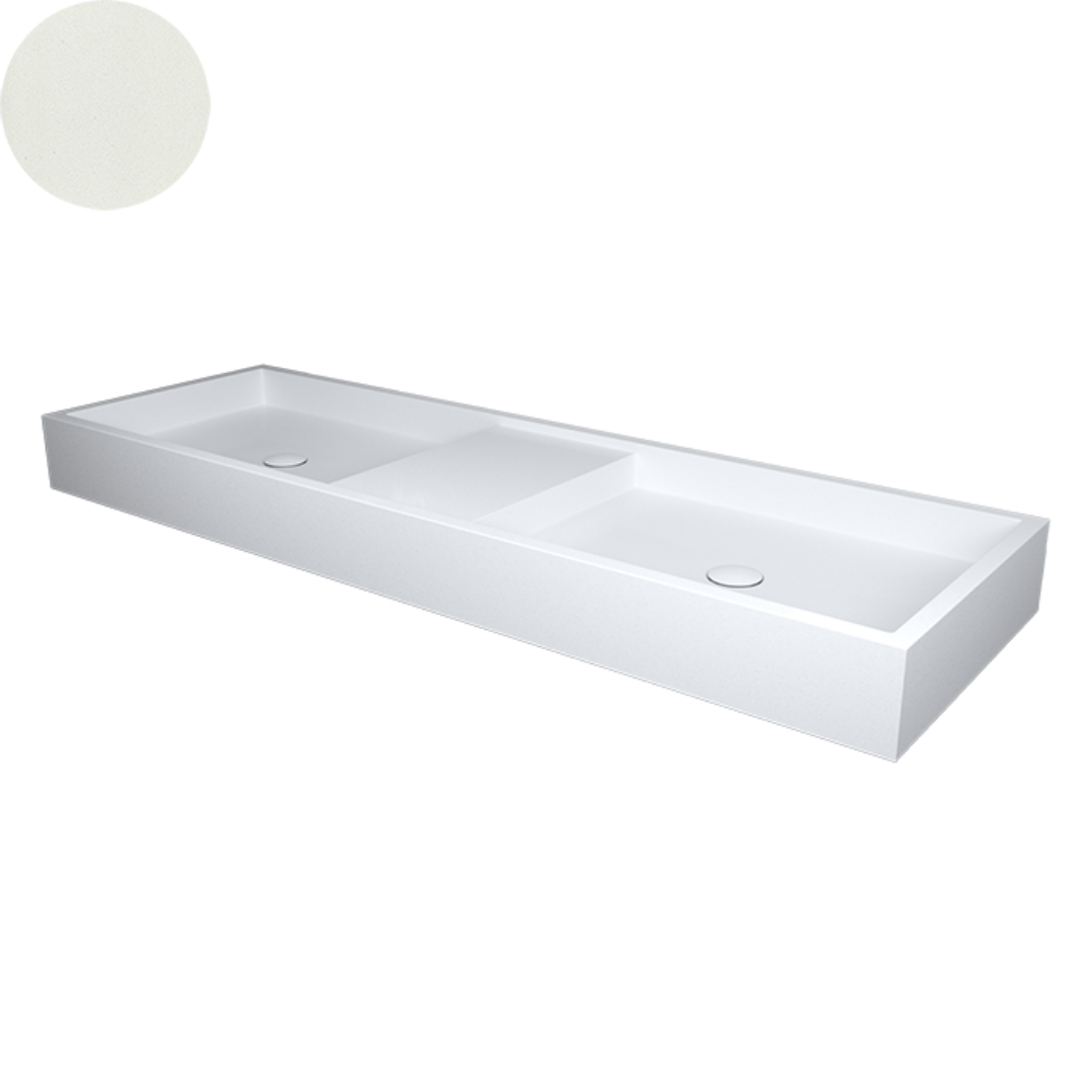 SOL DOUBLE WALL BASIN 1400X450X120MM