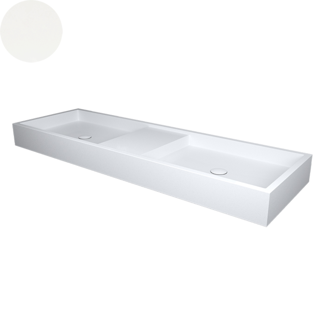 SOL DOUBLE WALL BASIN 1400X450X120MM