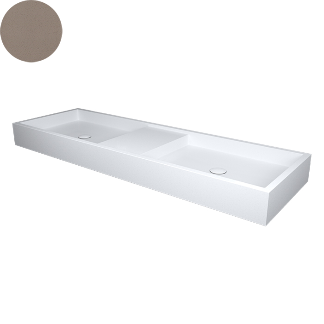 SOL DOUBLE WALL BASIN 1400X450X120MM