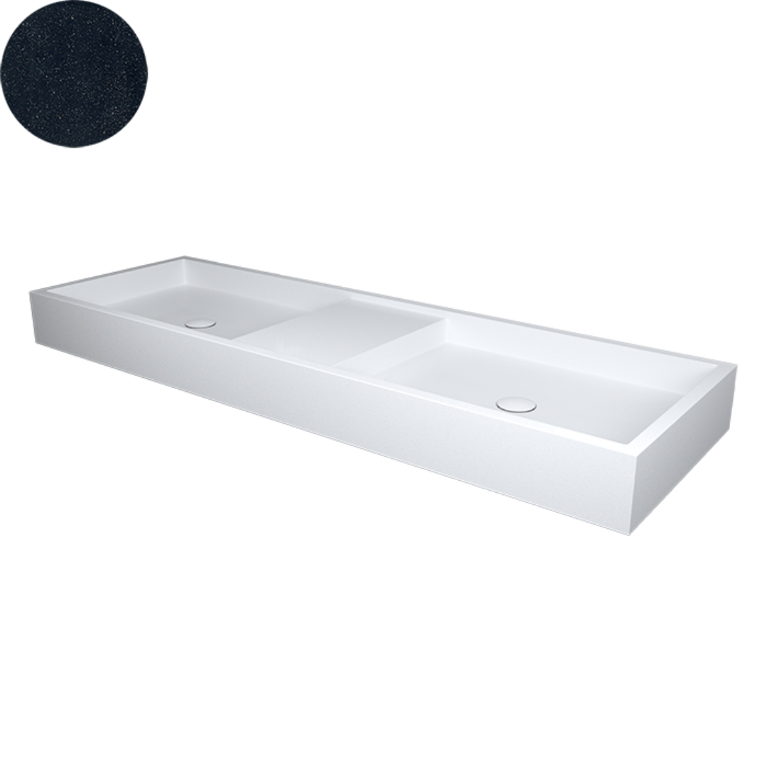 SOL DOUBLE WALL BASIN 1400X450X120MM