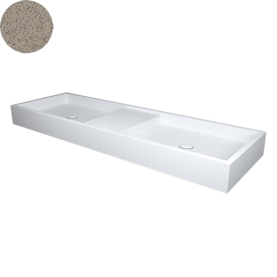 SOL DOUBLE WALL BASIN 1400X450X120MM