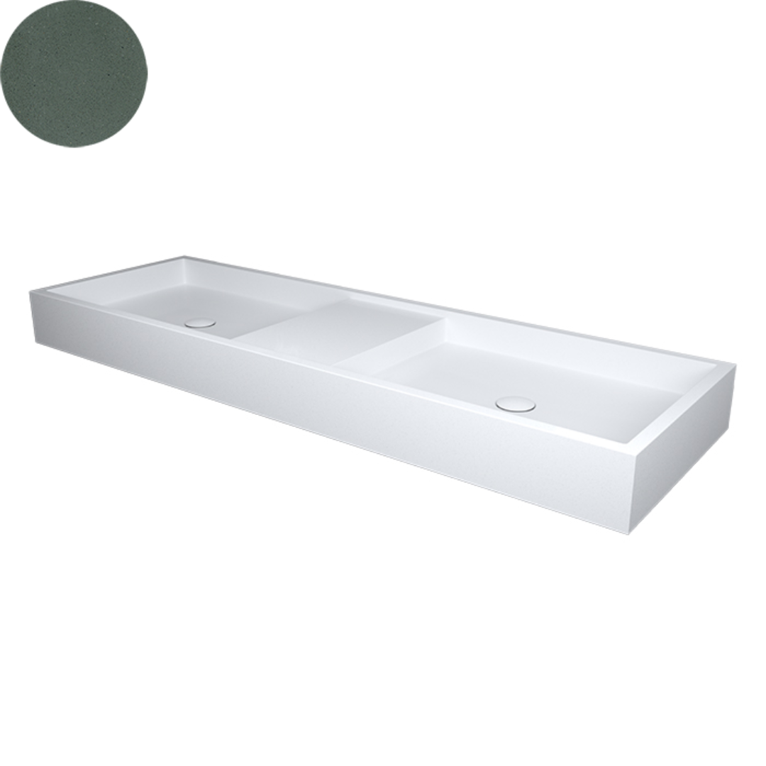 SOL DOUBLE WALL BASIN 1400X450X120MM