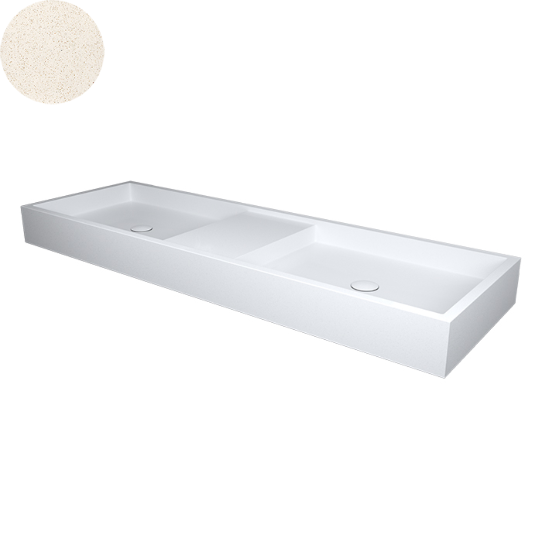 SOL DOUBLE WALL BASIN 1400X450X120MM