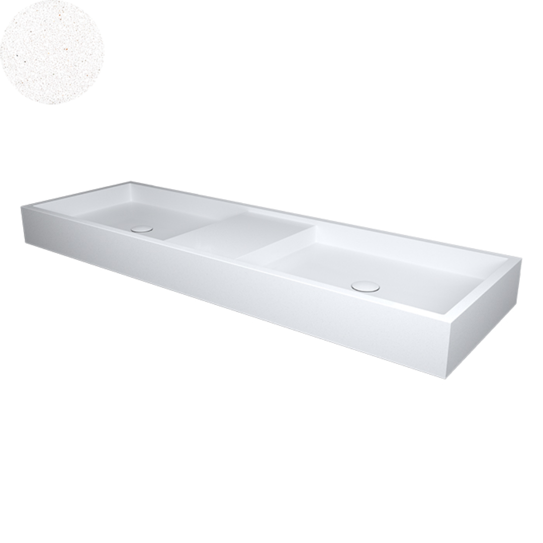 SOL DOUBLE WALL BASIN 1400X450X120MM