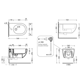 APP WALL HUNG BIDET