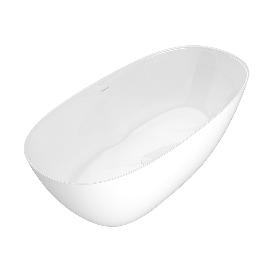 APP FREESTANDING BATH 1600X750X600MM WITH OVERFLOW