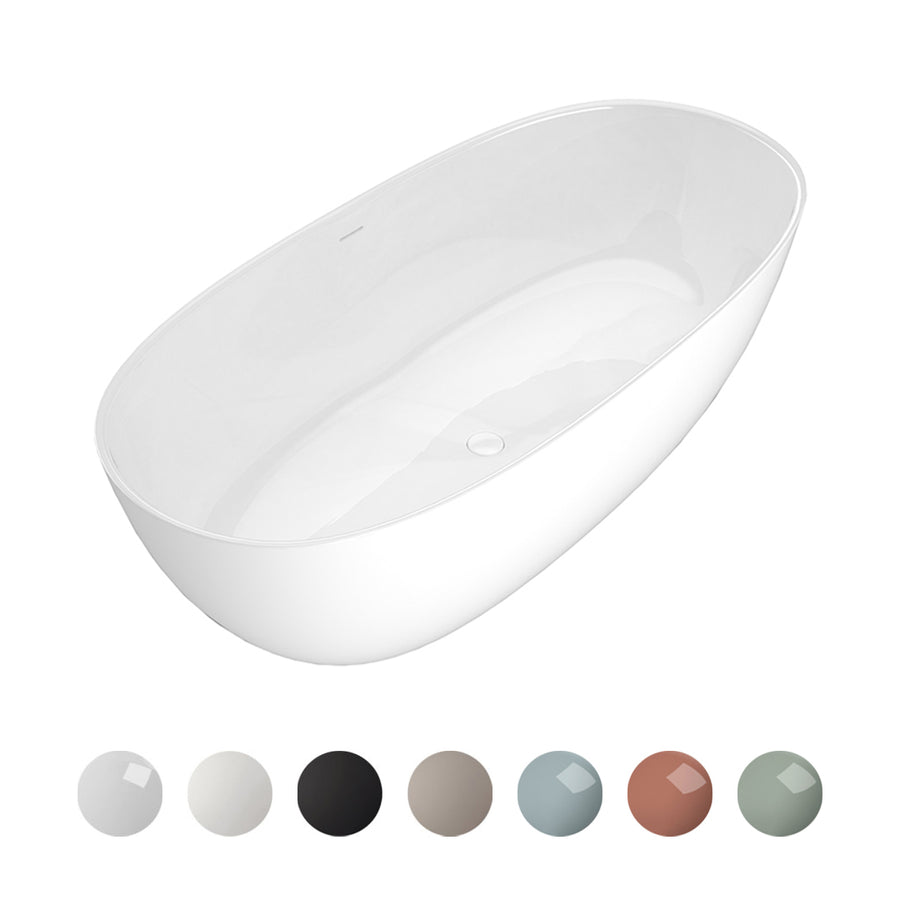 APP FREESTANDING BATH 1700X800X550MM WITH OVERFLOW