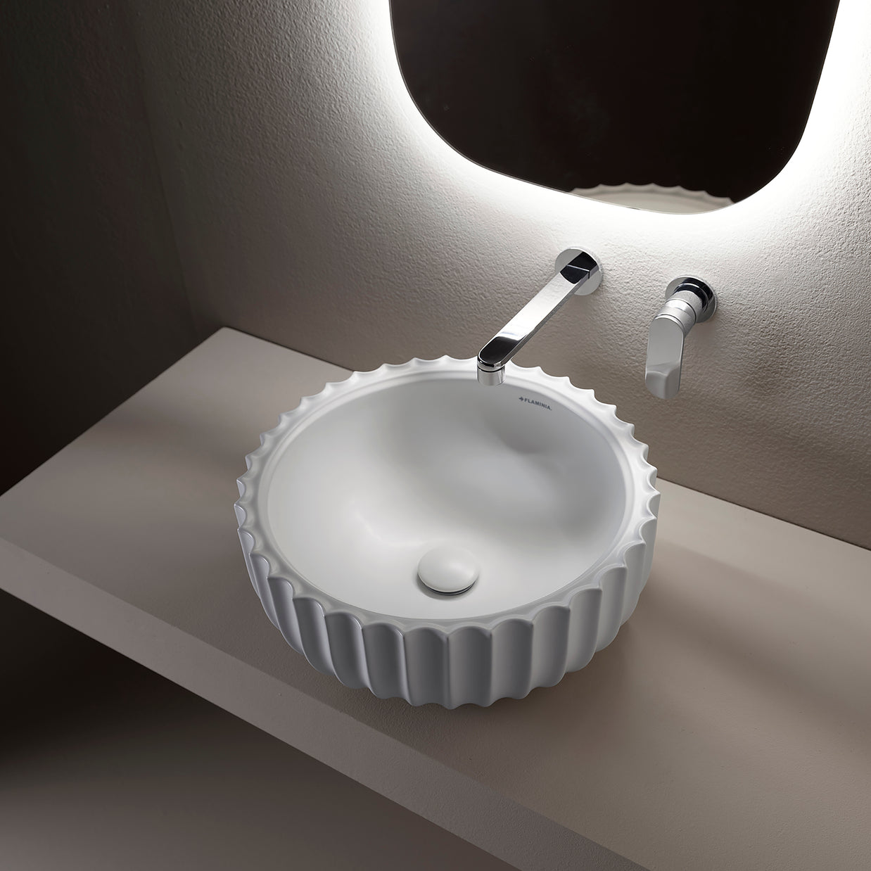 SETTECENTO VESSEL BASIN 440X440X180MM NTH NOF