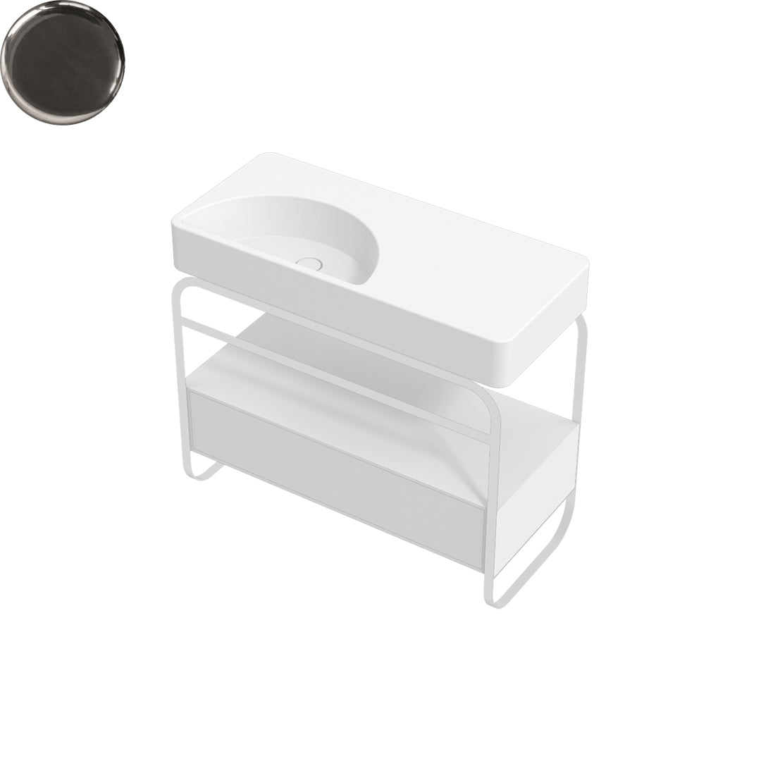 LUNARIS 101 BASIN STAND 1 DRAWER 1000X450X750MM