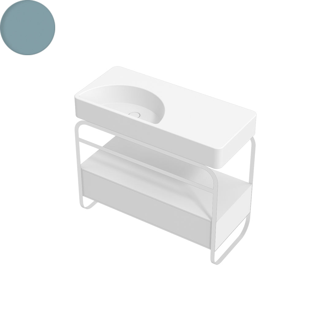LUNARIS 101 BASIN STAND 1 DRAWER 1000X450X750MM