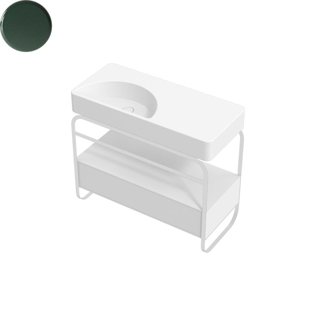LUNARIS 101 BASIN STAND 1 DRAWER 1000X450X750MM