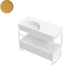 LUNARIS 101 BASIN STAND 1 DRAWER 1000X450X750MM