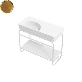 LUNARIS 101 BASIN STAND CERAMIC SHELF 1000X450X750MM