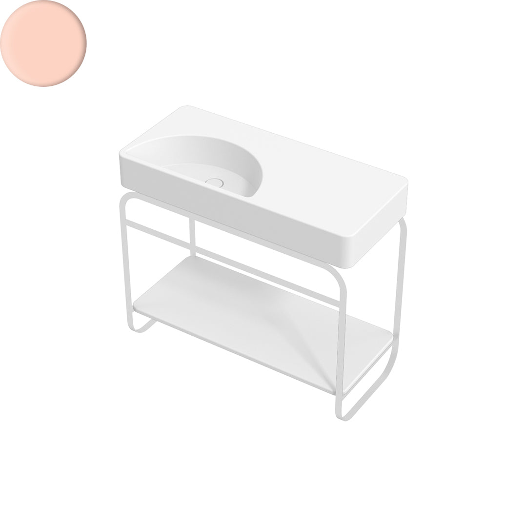 LUNARIS 101 BASIN STAND CERAMIC SHELF 1000X450X750MM