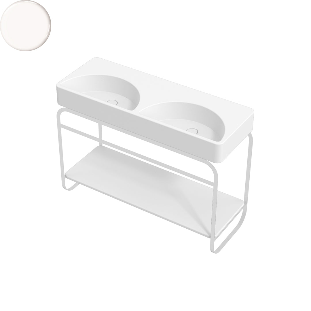 LUNARIS 121 BASIN STAND CERAMIC SHELF 1200X450X750MM